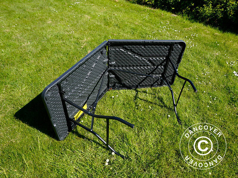 Klapbord 180x74x74cm, Sort (10 stk.)