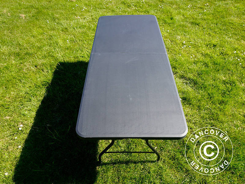 Klapbord 180x74x74cm, Sort (10 stk.)