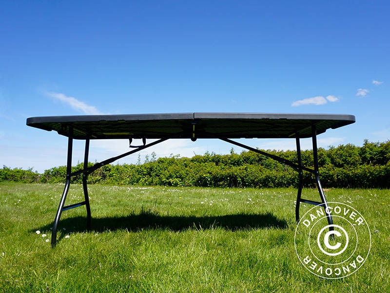 Klapbord 180x74x74cm, Sort (10 stk.)