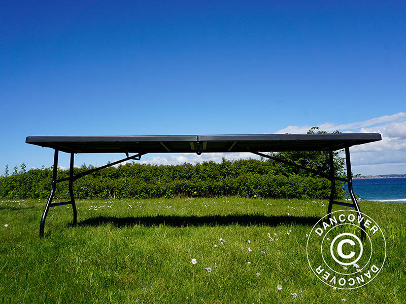 Klapbord 240x76x74cm, Sort (10 stk.)