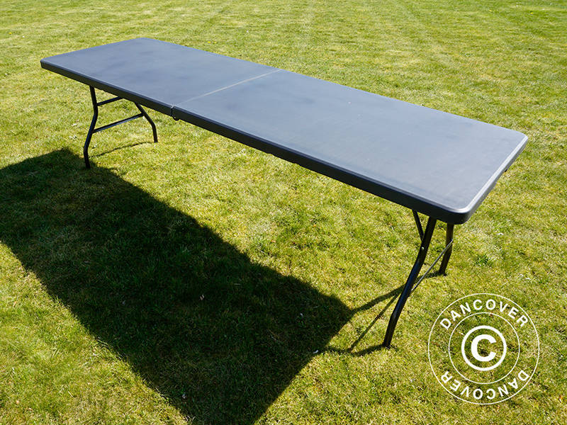 Klapbord 240x76x74cm, Sort (10 stk.)