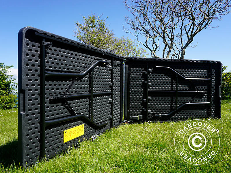 Klapbord 240x76x74cm, Sort (10 stk.)