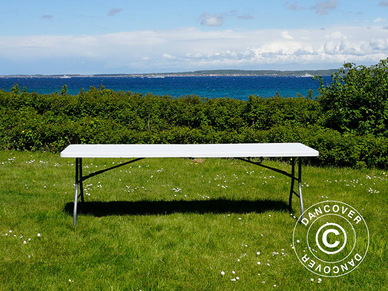 Klapbord 240x76x74cm, Lysegrå (1 stk.)