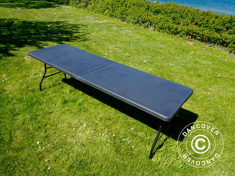 Klapbord 240x76x74cm, Sort (1 stk.)