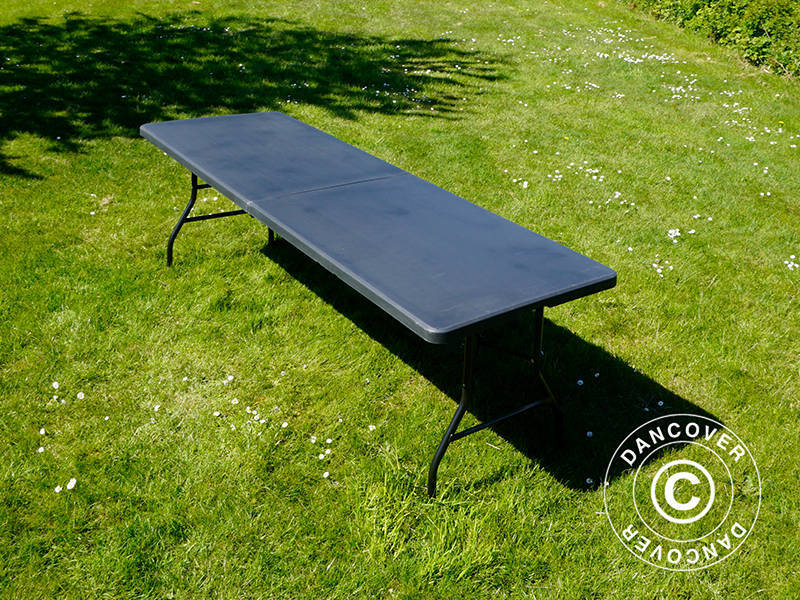 Klapbord 240x76x74cm, Sort (1 stk.)