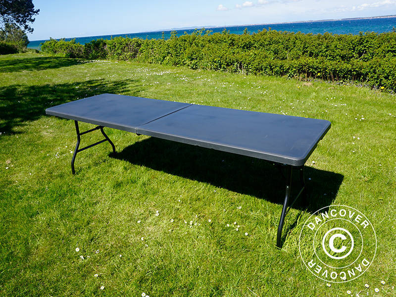 Klapbord 240x76x74cm, Sort (1 stk.)