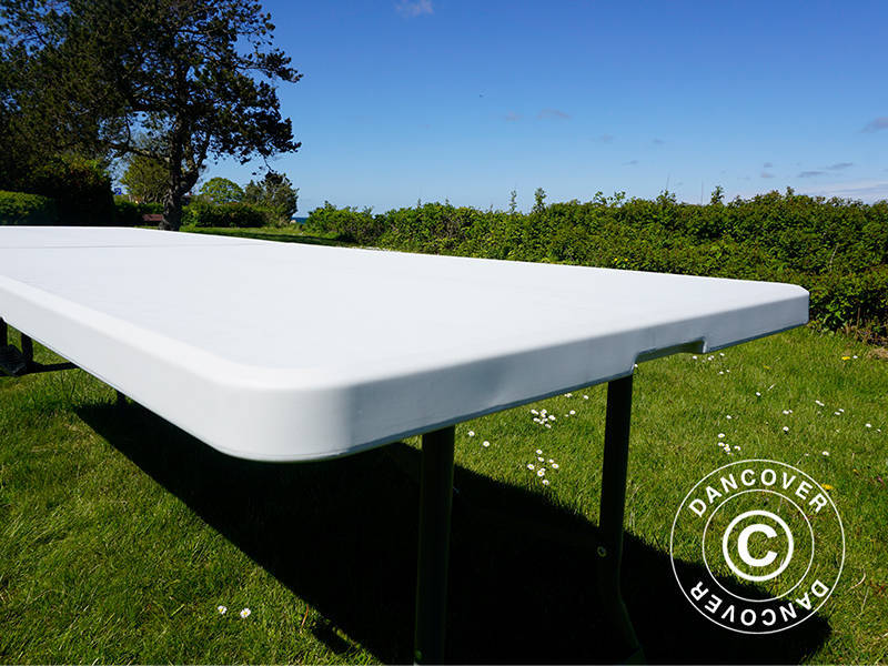 Klapbord 240x76x74cm, Lysegrå (25 stk.)