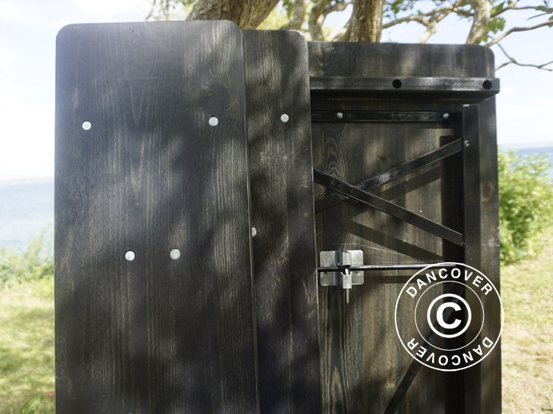 Bord/bænkesæt PRO 200x60x78cm, Sort