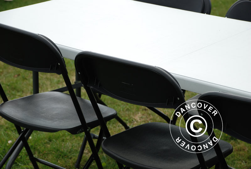 Klapstol 44x44x80cm, Sort, 8 stk.