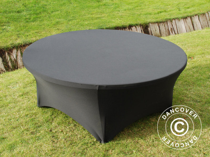 Strækdug Ø183x74cm, Sort