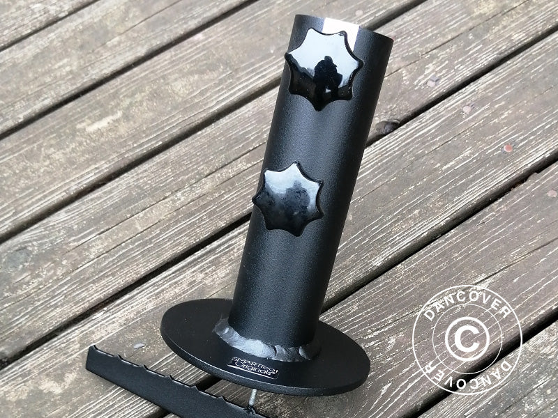 Parasolfod til træterrasse eller -bord, Sort