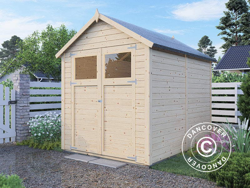 Redskabsskur i træ, Bertilo Sylt 3, 1,8x2,38x2,25m, 4,28m²