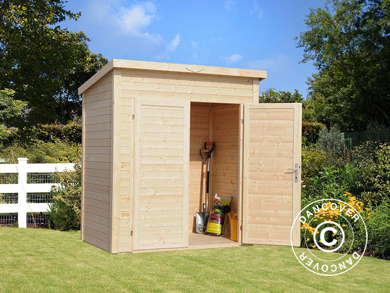 Redskabsskur i træ, Bertilo Timmo 1, 1,81x1,21x2,11m, 2,19m²