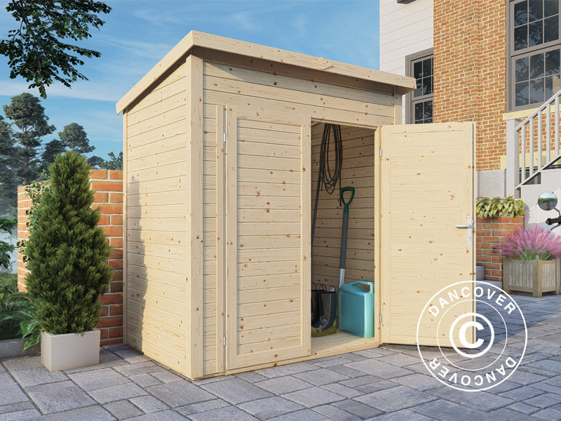 Redskabsskur i træ, Bertilo Timmo 1, 1,81x1,21x2,11m, 2,19m²