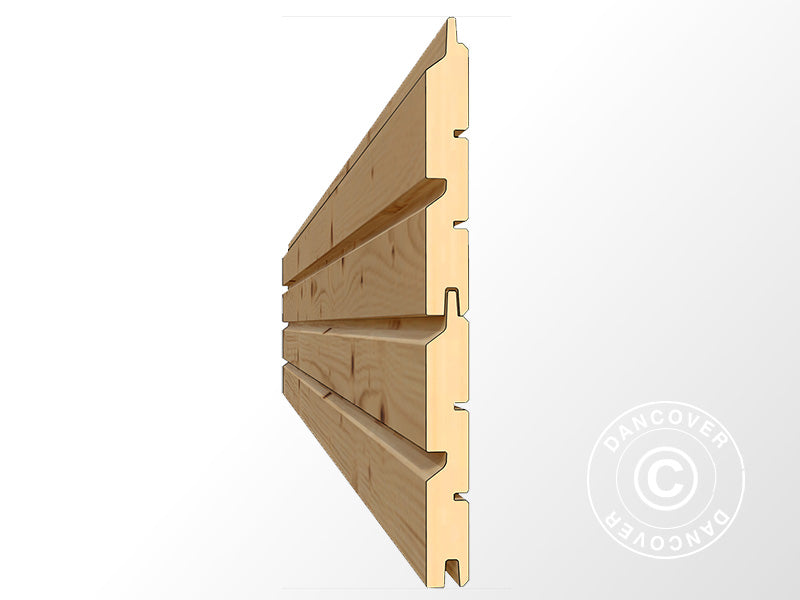 Redskabsskur i træ, Bertilo Concept, 2,34x2,97x2,27m, 7m², Antracit